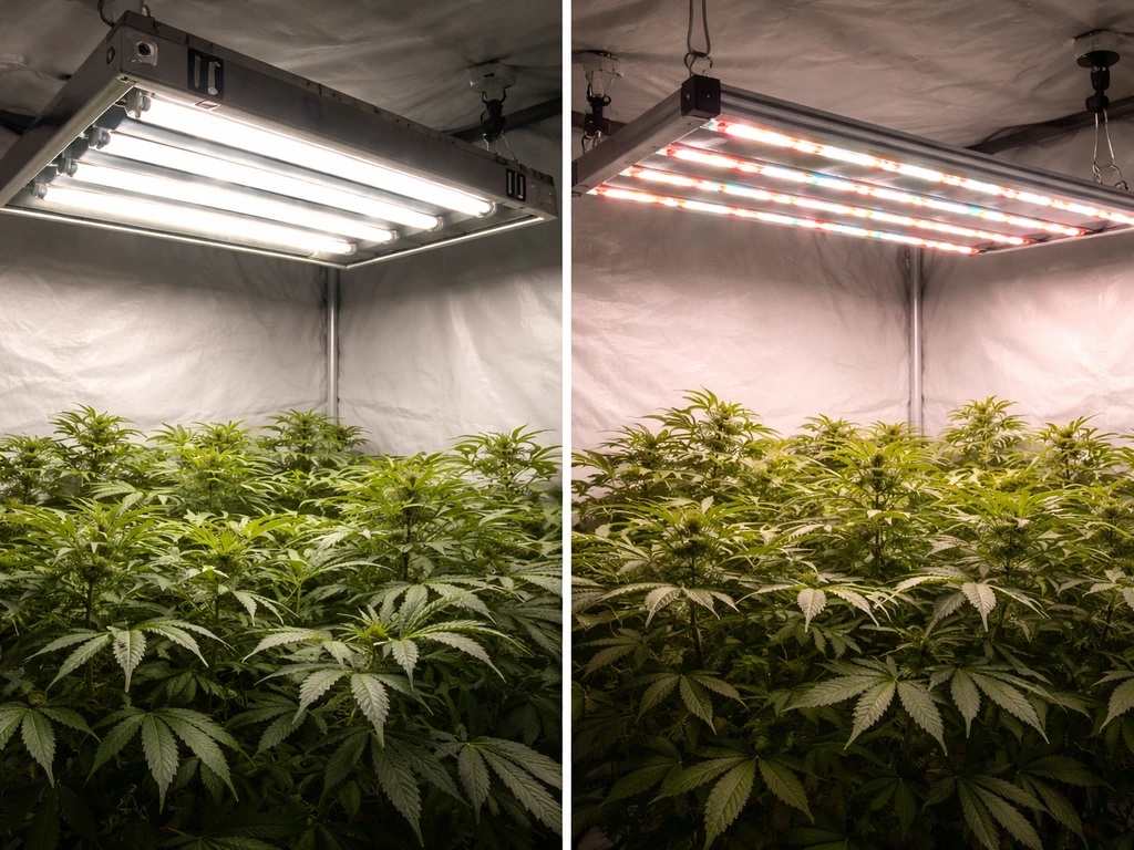 Fluorescent vs LED Grow Lights: Which to Choose Today
